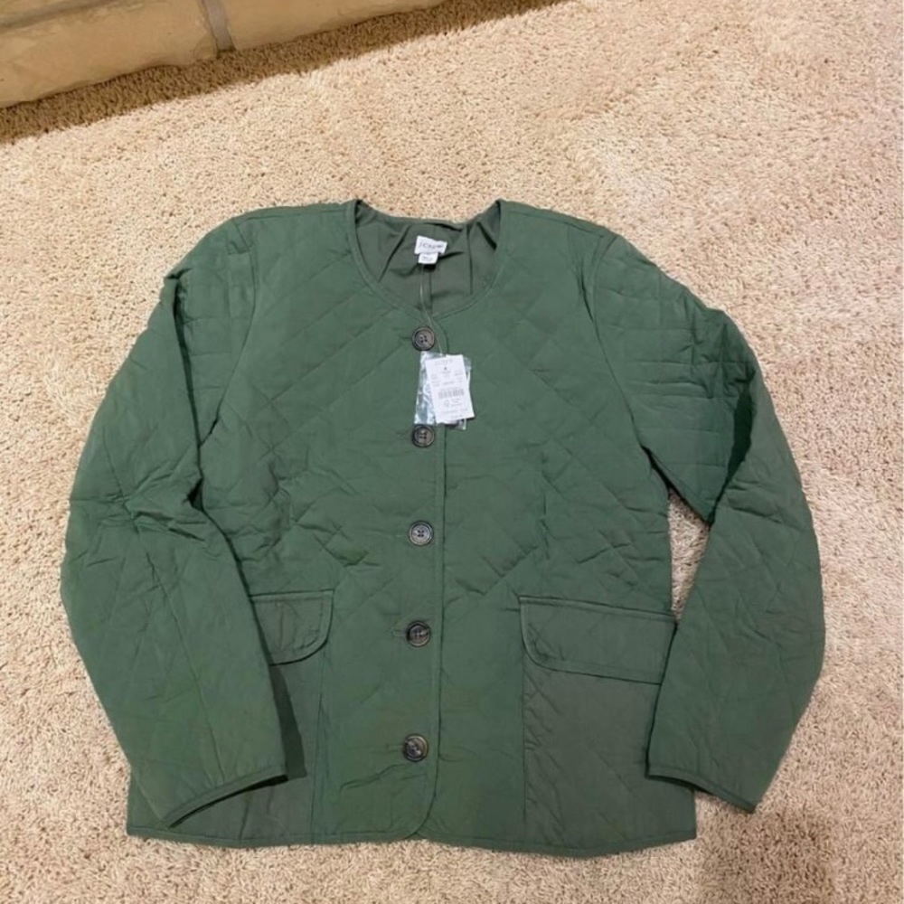 NWT JCrew Quilted Jacket